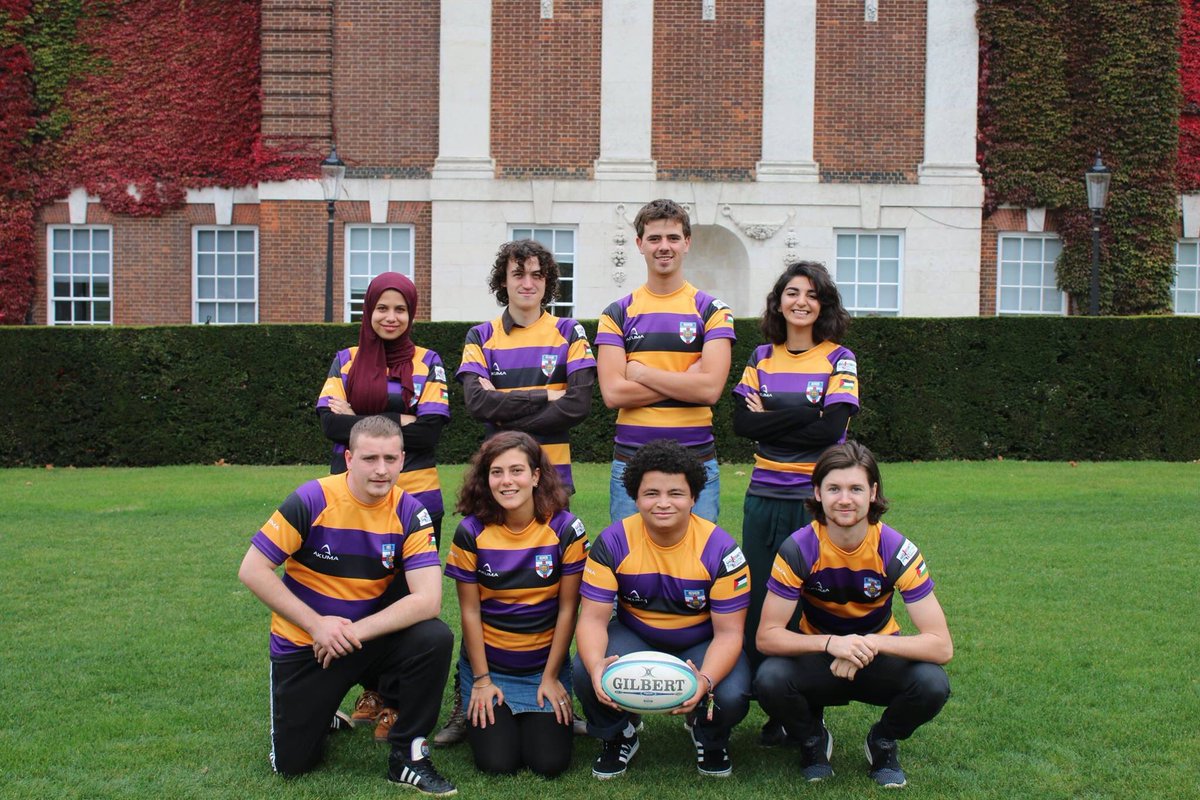 Our <a href="/GoldsmithsSU/">Goldsmiths SU</a> Rugby and <a href="/GSU_PalSoc/">Goldsmiths PalSoc</a> have teamed up to put the PalSoc logo and flag on the new shirts ❤️