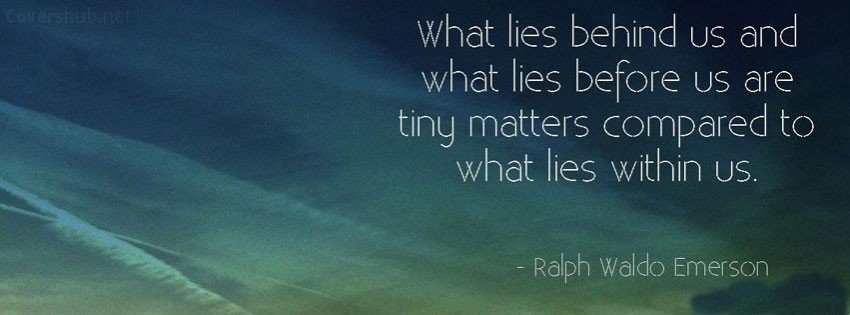 UnstickNow's tweet image. What lies behind us and what lies before us are tiny matters compared to what lies within us. -Ralph Waldo Emerson #TuesdayMotivation