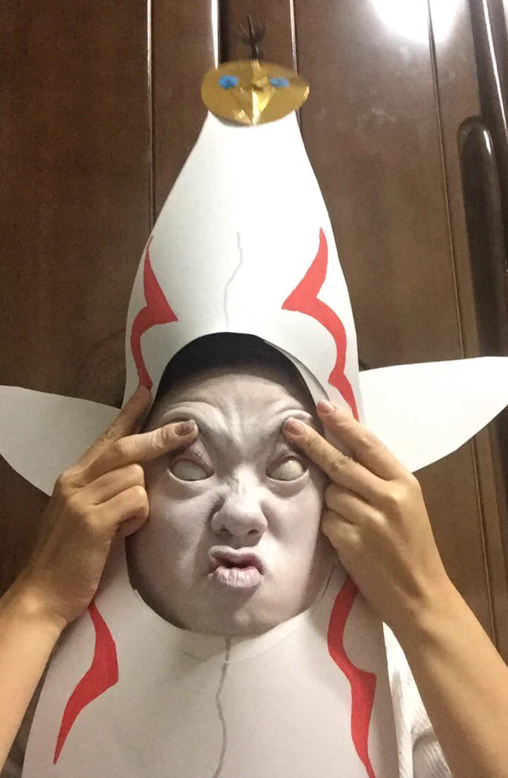 ハロウィンの仮装に、太陽の塔ってWWしかも、このクオリティの高さWW