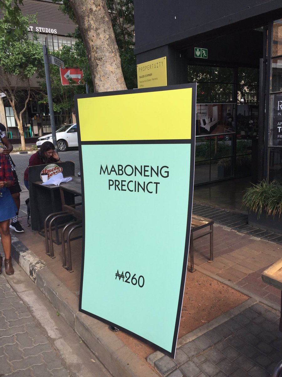 #Monopolymzansi Maboneng it's on the board
