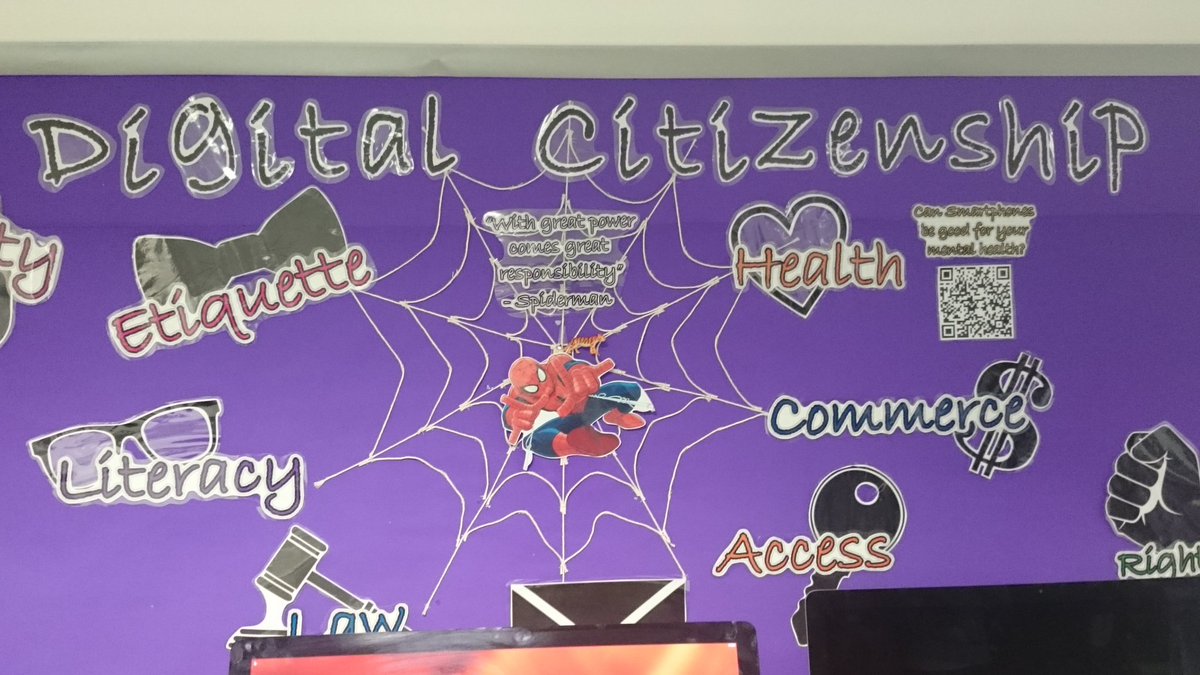 infojude23's tweet image. Now at Knightstone campus @WCLIBRARYPLUS. Love this display about digital citizenship.  Can you spot the Tiger? #librarysafari