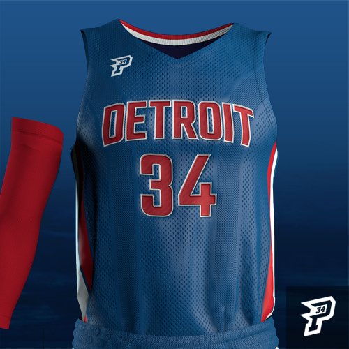 Detroit Pistons Rebrand Project on Behance