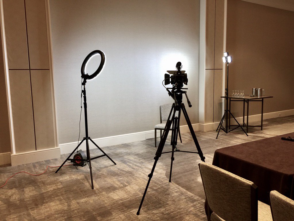 dustinmeyer's tweet photo. Started filming at 6am. Lots of coffee and great people #Cosential https://t.co/mNamxhe6W4