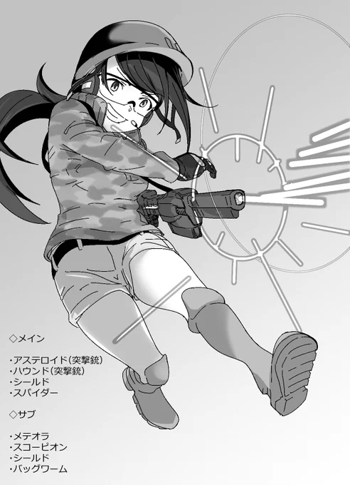#シンデレラトリガー
ワートリ×シンデレラガールズ 「大和亜季」
単純な射出に、スパイダーと併用した罠としての設置、のみならず手榴弾のように投擲するなど、メテオラの使い方が妙に多彩なB級上位。あと隠れるのがかなりうまく、狙撃手撃破率がとても高い。弟子も多そう。 