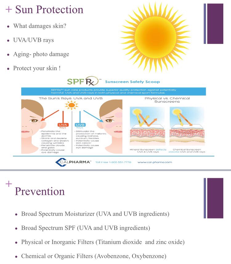 lizzthechemist's tweet photo. My presentation on why everyone should wear sunscreen ☀️what does broadspectrum mean?#protectyourskin #antiaging #broadspectrumspf #skincare https://t.co/xjLRCsPyJx