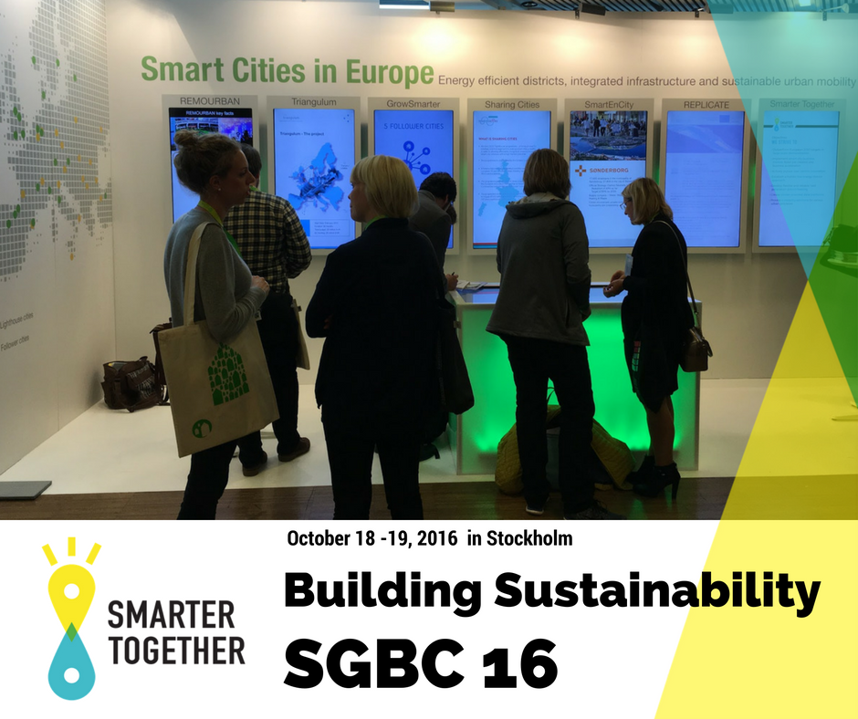 SmarterH2020's tweet photo. Last week, #BuildSust16 took place in Stockholm:great exchanges, showcases of cities and cooperation among all #H2020 smart cities projects! https://t.co/1tnWNctqWn