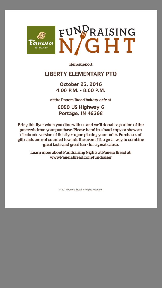 pto4les's tweet photo. Panera tonight!!! Who's going?! https://t.co/mr4jF8rLp7