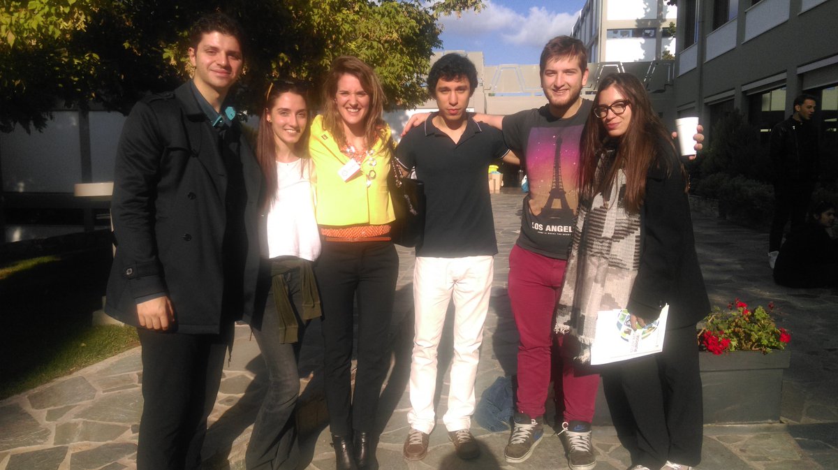 SAISEuropeBlog's tweet photo. @SAISHopkins in #Athens at @American College of Greece to recruit future #Saisers #ModelUnitedNations https://t.co/Ju6iMuFYVS