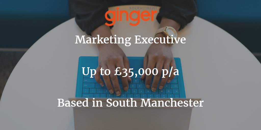GingerGroupRec's tweet photo. Recruiting for a successful &amp; expanding company who have a great opportunity for an experienced Marketing Executive. https://t.co/237mqUxn6s https://t.co/XpVS4UT4ti