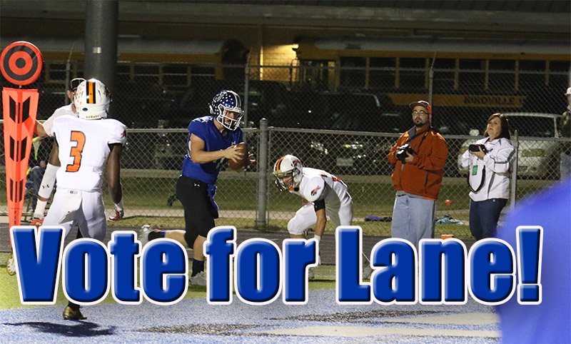 WeatherfordISD's tweet photo. Vote for Lane! WHS QB, Lane Gilley, has been nominated as the @startelegram offensive player of the week! Vote here:https://t.co/UrNI1LTHkG https://t.co/ZlOuyiTRNo