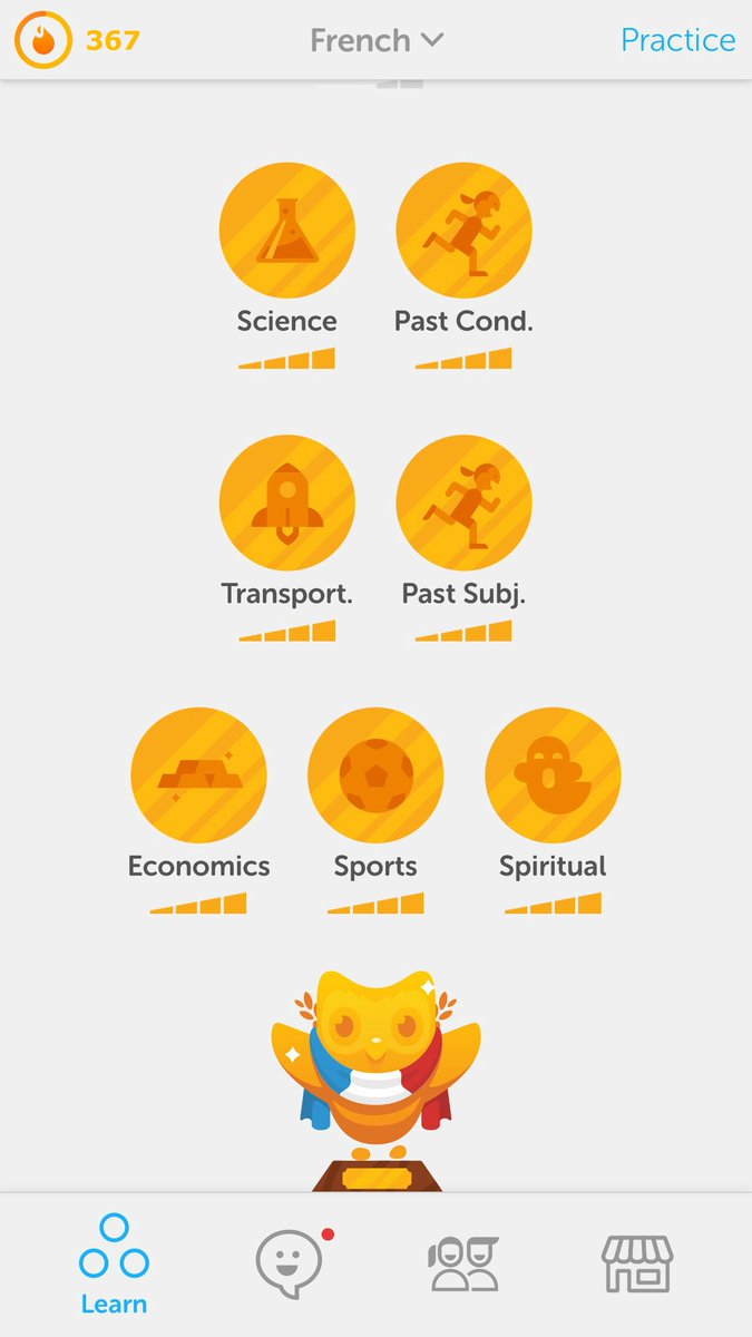 GoLeadingEdge's tweet image. French &amp;amp; Spanish Study-1 Year, Every Day, with @duolingo. We'll now be able to better serve French &amp;amp; Spanish speaking businesses.