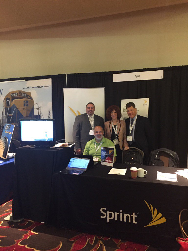 ritasprintnyc's tweet photo. Sprint Public Sector team of NY/NJ at SmartTransit symposium. Sprint powers up our nation's rails! #Sprint4nyc https://t.co/tDPsDdU2VH