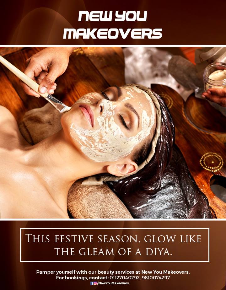 newyoumakeover's tweet photo. Glow like the gleam of a Diya this festive season with exclusive and special beauty services at New You Makeovers

#BeautyServices #Diwali https://t.co/cvmppPfDMg