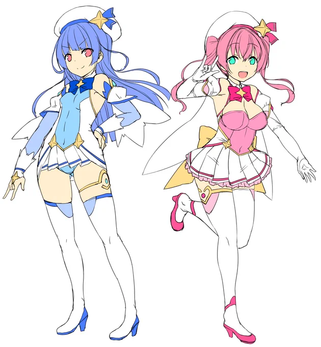 [絵]いずれ何らかの形で作品にしたい魔法少女ズ 