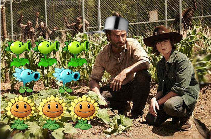 yisucrist's tweet photo. plants vs zombies https://t.co/CI4BQ4SICs