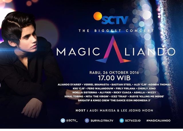 besok ada babas di konser magic aliando ya