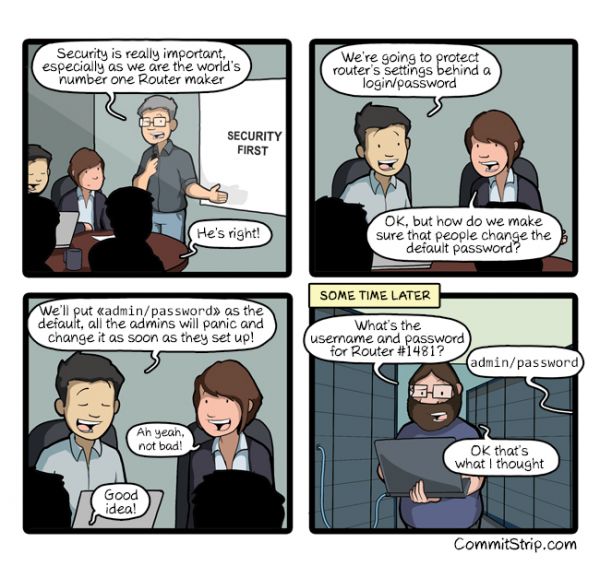 LemonProPolska's tweet photo. Zawsze powtarzamy, że hasło to podstawa bezpieczeństwa, ale może @CommitStrip uświadomi nieuświadomionych ;) #Ekspertodchmury https://t.co/I9ghlgOCzM