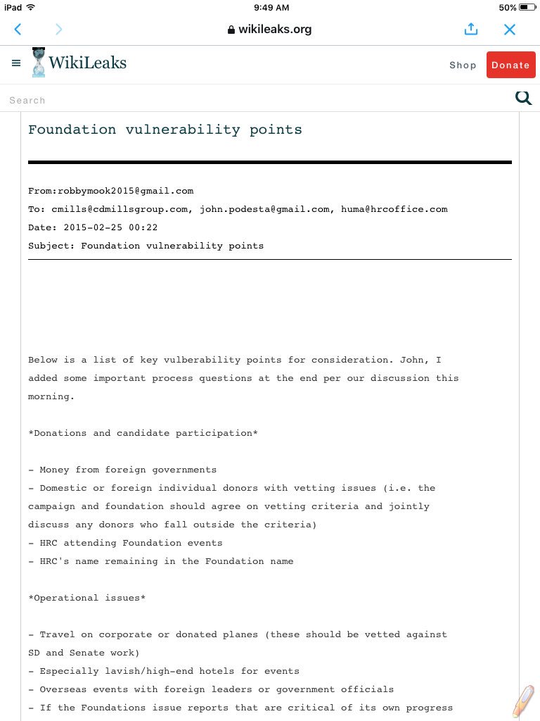 US Elections 3 - PODESTA EMAILS - Page 32 CvnxrmYXEAAA0Jf