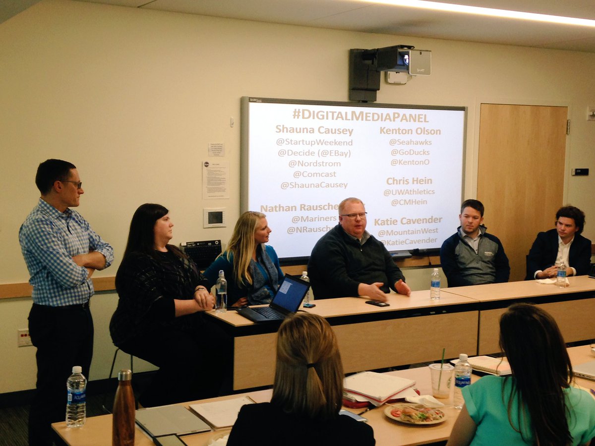 uw_ial's tweet image. Learning from the pros! Digital media panel happening today in class #ExtendedWeekend