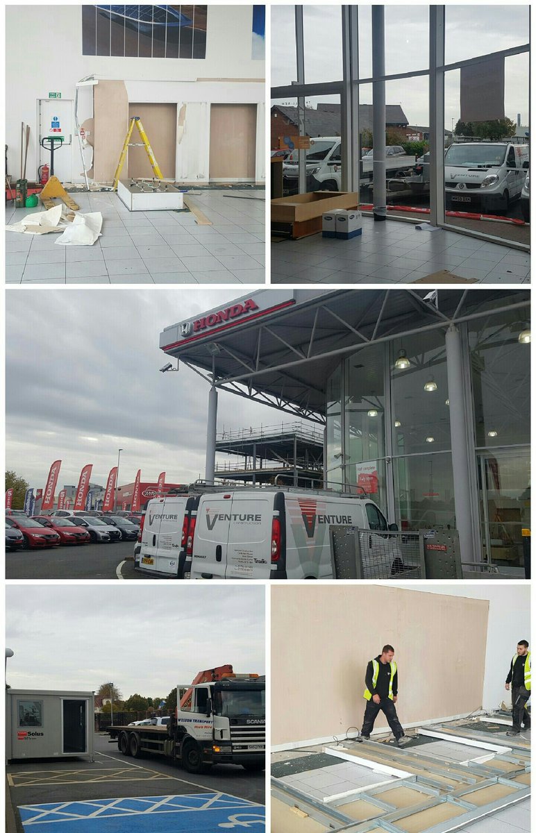 This week we've started a project for TG Holdcroft at <a href="/Honda_UK/">Honda UK</a> <a href="/Honda/">Honda</a> Warrington. #Warrington #honda #construction <a href="/CarDealerMag/">Car Dealer Mag</a>