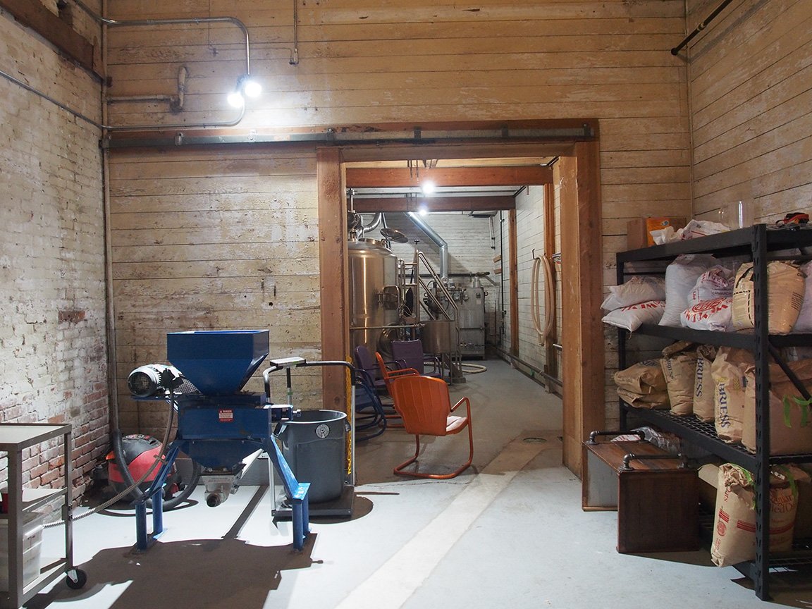 Brewpub in a nicely restored 100 y.o. building, w/ long bar, tables &amp; booths. IPA: herbal, quite bitter, dry - really good! @seditionbrewery
