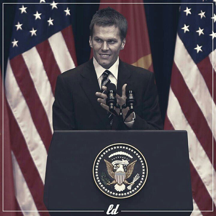 Boston_Diehards's tweet photo. Lets be honest, this election sucks. Lets make Brady our next president https://t.co/ORI83BqhZN