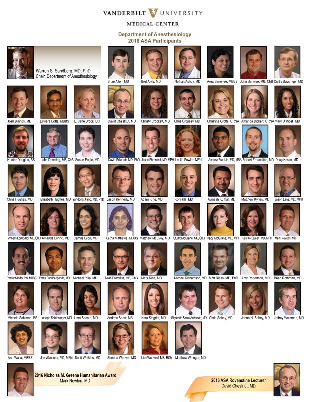 VUMC_Anes's tweet image. Extremely proud of all @vanderbilt_anes department members' contributions at #ANES16.