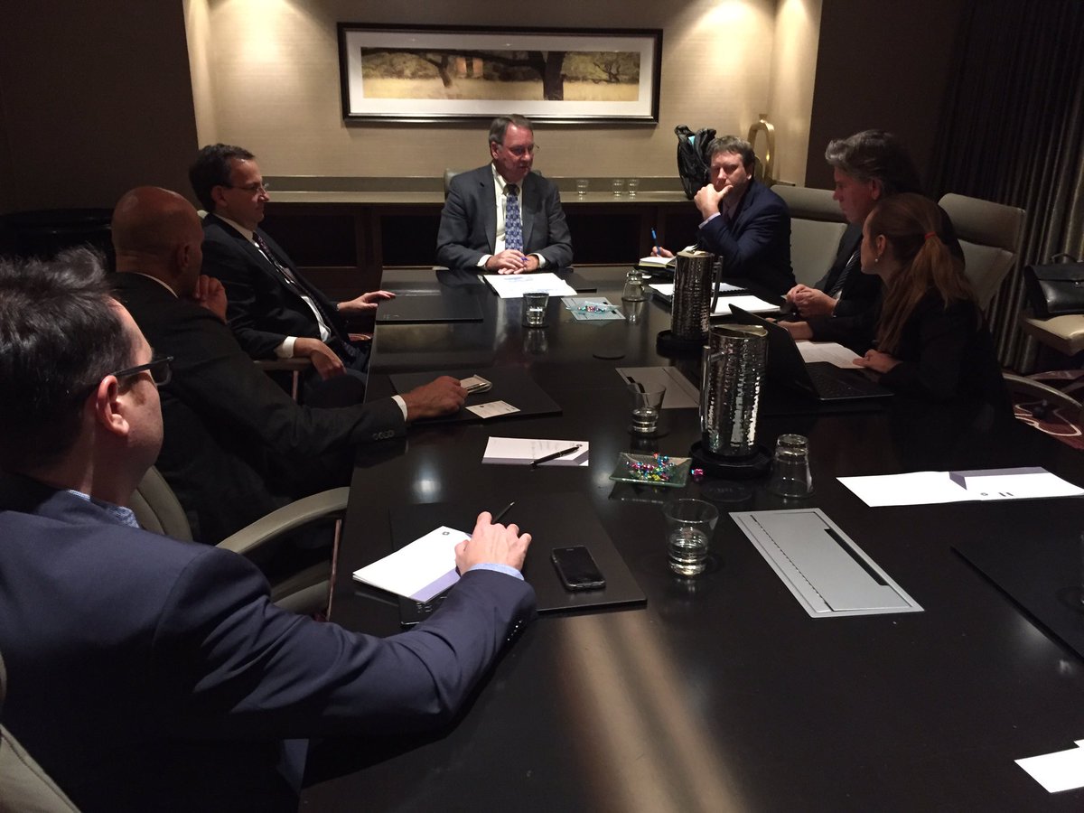 TEPGeothermal's tweet photo. TEPGeothermal meets with #Nevis geothermal projects contractors at #GRCAM2016 https://t.co/qB8VjiEefd