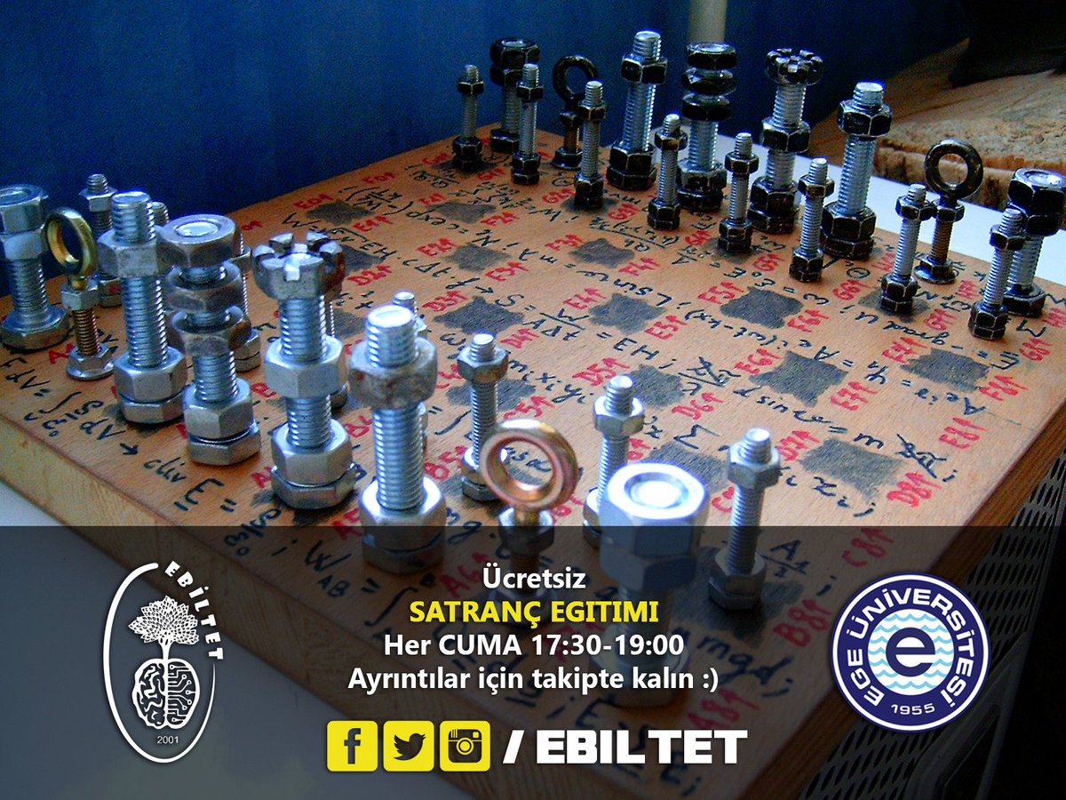 EBİLTET olarak satranç eğitimi düzenliyoruz. Cuma günleri 17-19:00 arası Lal Cafe'deki eğitimimize bekliyoruz. :)