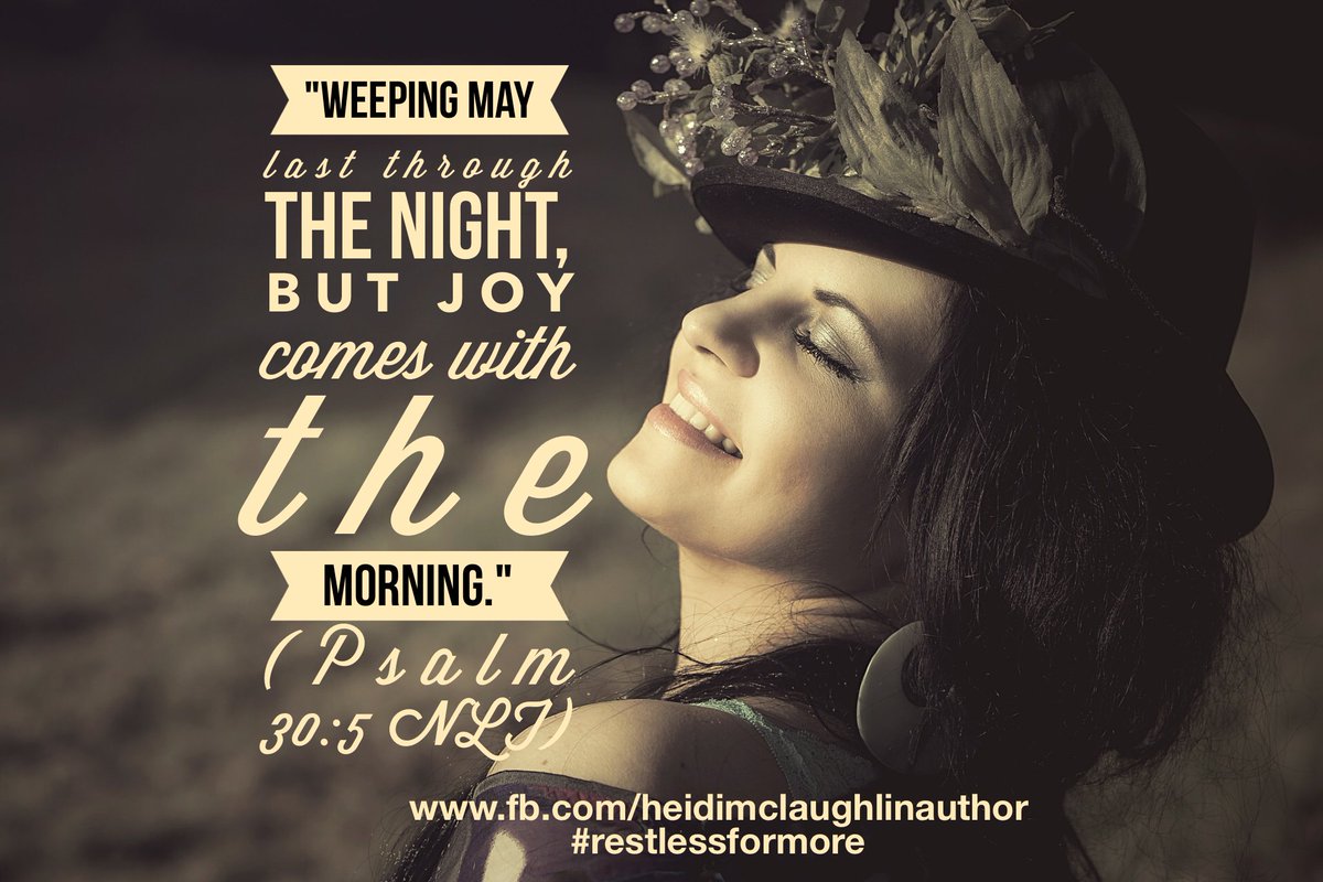 heidiheart's tweet photo. There is always a new season, a new day and new joy. Hang on my friend it’s coming. #restlessformore https://t.co/rXBmuT4Qtb