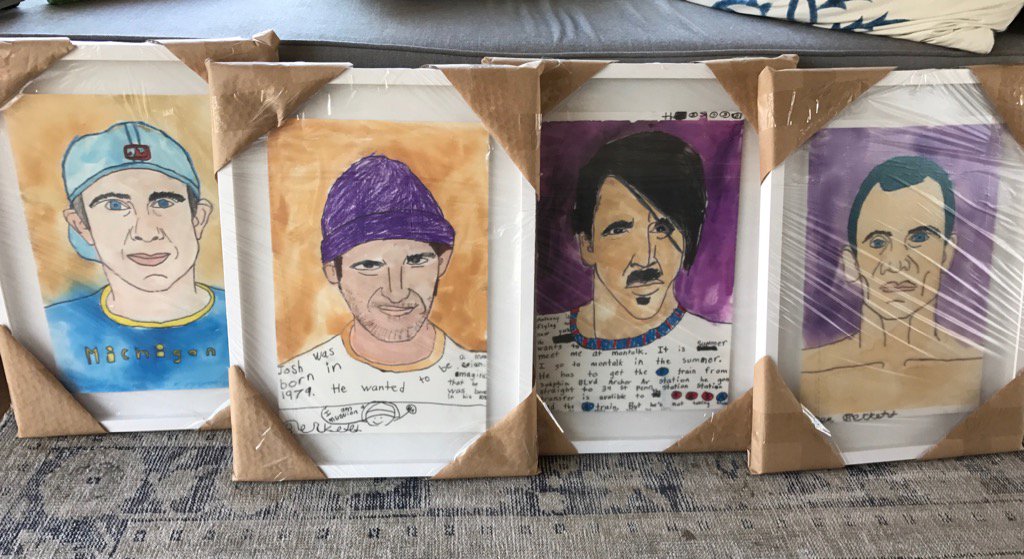 RHCPchad's tweet photo. My 7 yr old made these for my bday! https://t.co/1QFvkYKvcs