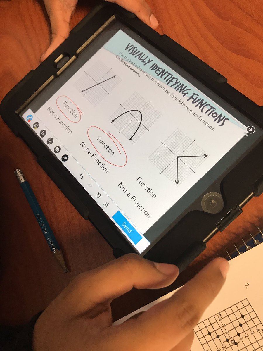 JustinWill08's tweet photo. Our math students are exploring functions with nearpod @CardiffColts #cjhmath https://t.co/0Ckt4ptyHE