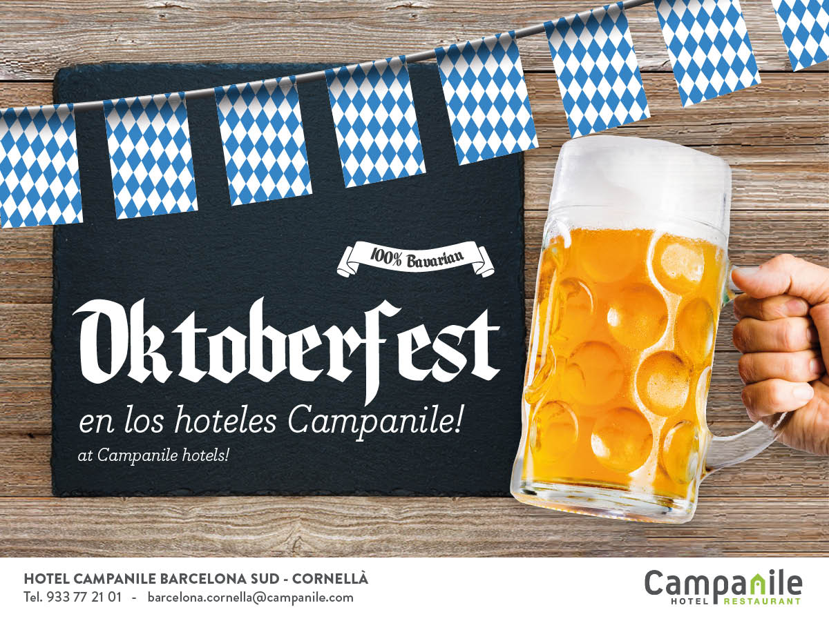 Otoño, tiempo de... Frankfurts y cerveza... no?? Claro que si, y en <a href="/CampanileBCNSud/">Campanile Cornella</a>  tenemos nuestro pequeño Munich para ti.