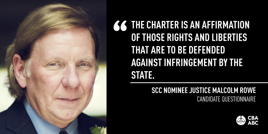 CBA_News's tweet photo. IN HIS WORDS - Quote 3 by @SCC_eng nominee #MalcolmRowe. #cdnpoli https://t.co/3NEDvIvOrO