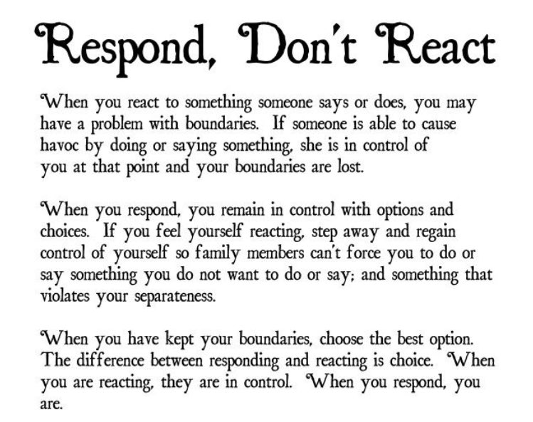 Lo_Deadrick's tweet photo. Respond, Don't React. https://t.co/j4slKSj3Im
