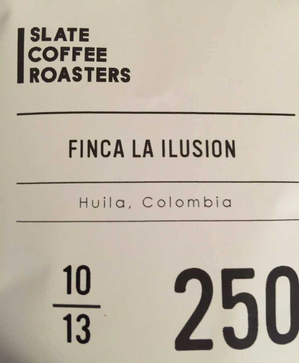 geomenke's tweet photo. This @SlateCoffee Finca La Ilusion is really good in the #AeroPress #thirdwavecoffee https://t.co/2NJR12Ud8z