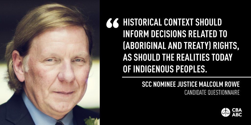 CBA_News's tweet photo. IN HIS WORDS - Quote 4 by @SCC_eng nominee #MalcolmRowe. #cdnpoli https://t.co/6CuMwQJAVU
