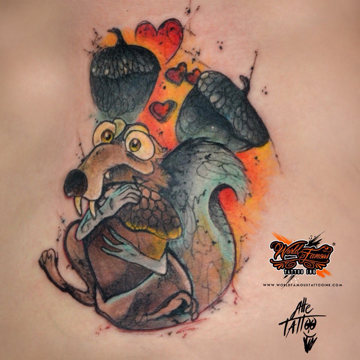 Cool Little scrat piece done  Taylor Made Tattoo Studio  Facebook