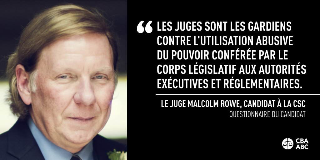 Nouvelles_ABC's tweet photo. DANS LES MOTS du nominé @CSC_fra #MalcolmRowe - 5e citation #PolCan #CSC https://t.co/VounBsWaQo
