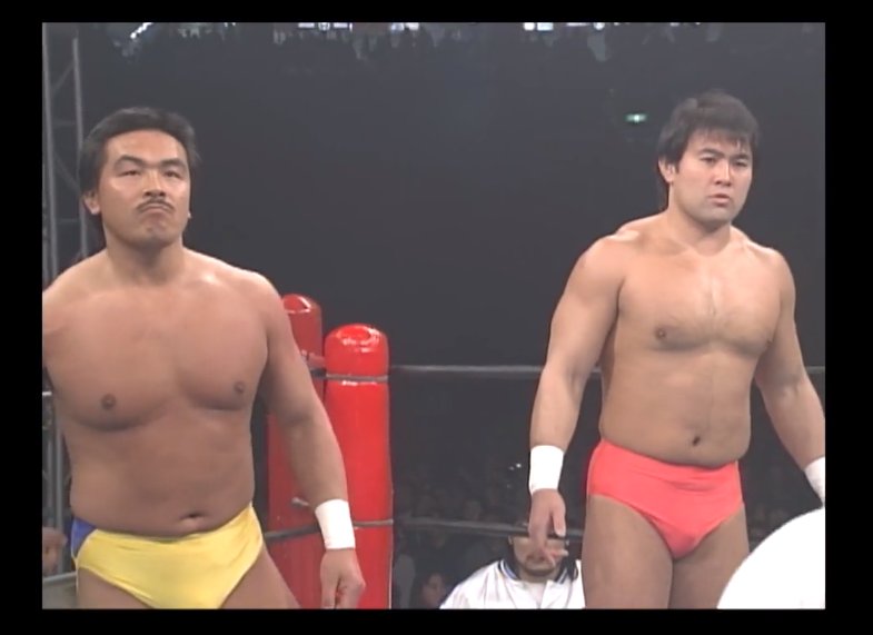 オウル A Twitteren 新日本プロレス 1995年1月4日 東京ドーム大会 アベマ 後に大臣になる馳浩 奥さん 髪がふさふさな頃の 武藤敬司vsスタイナーブラザーズ