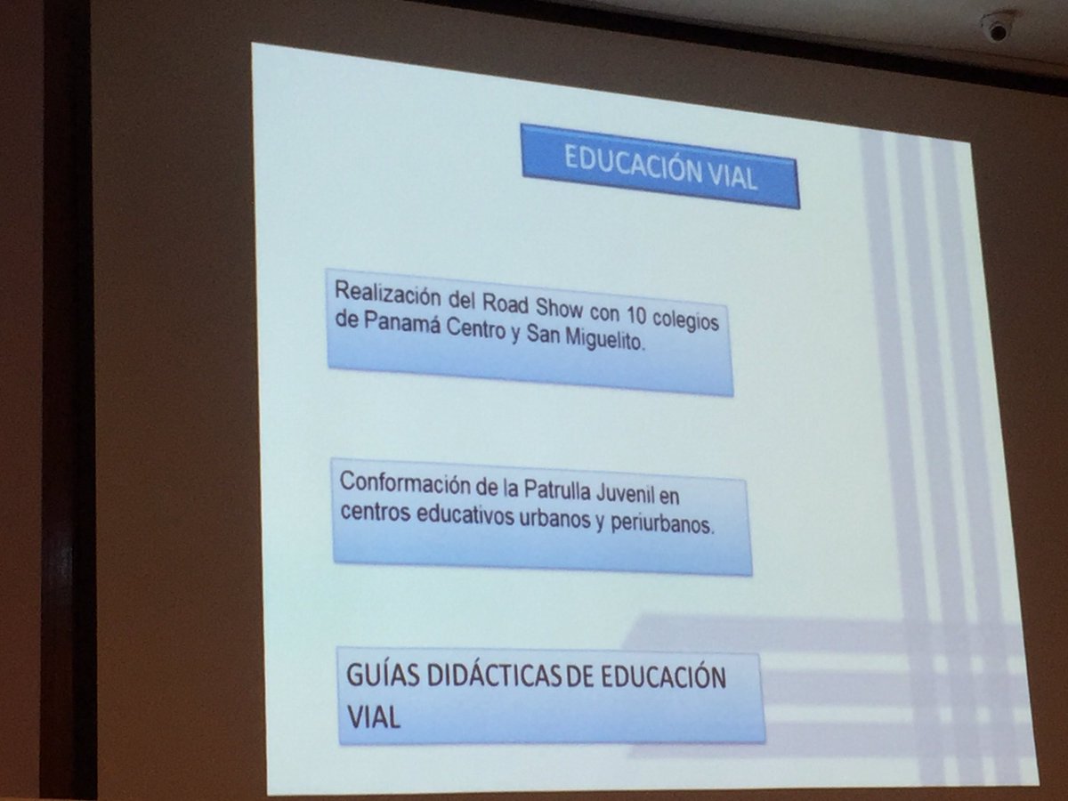 #TheRoadShow gracias a <a href="/trafpol_irsa/">TRAFPOL-IRSA</a> y @Meduca_Panama II Jornada de #SeguridadVial