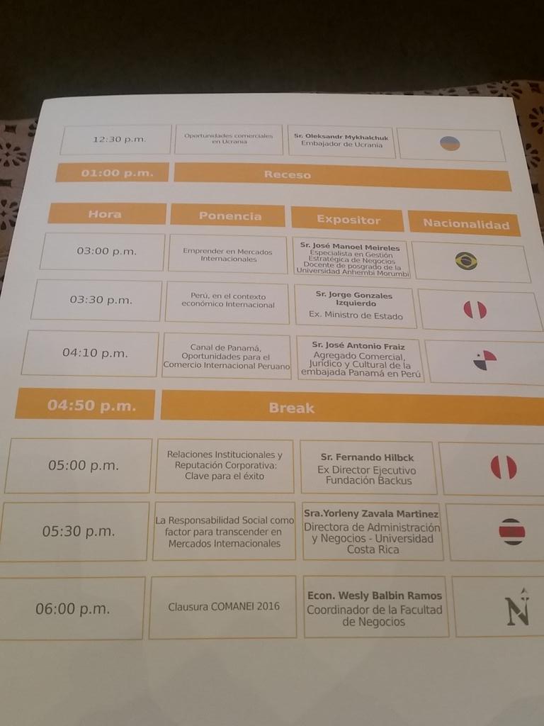 Nathy423's tweet photo. #Comanei2016 Nuevos mercados, nuevos negocios https://t.co/O49h7omwuo