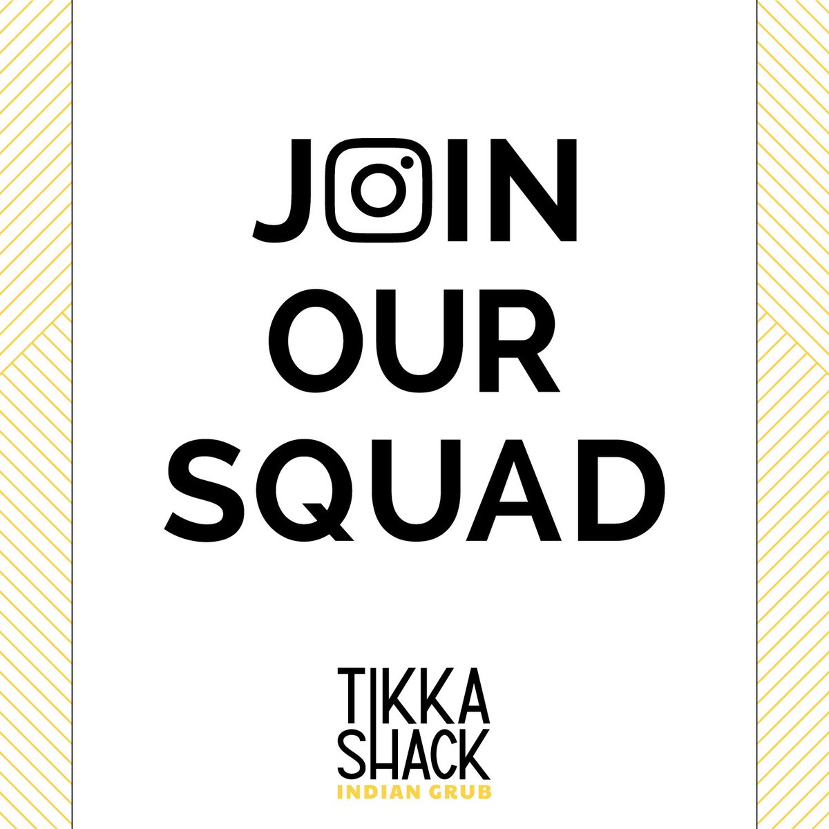TikkaShack's tweet photo. Join our #squad on Instagram and show us how you #TikkaShack! https://t.co/C2SYTZuo6c