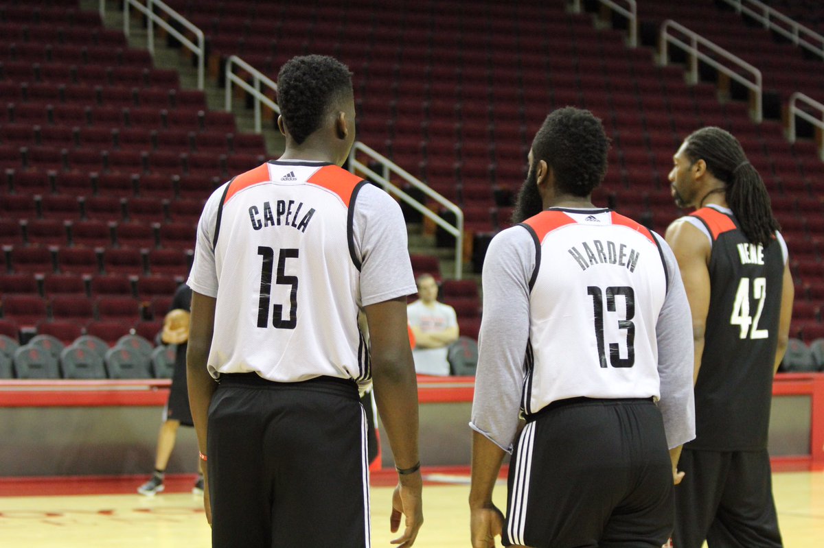 Squad prepping 💪  #Rockets50 https://t.co/Lb24evVFMK