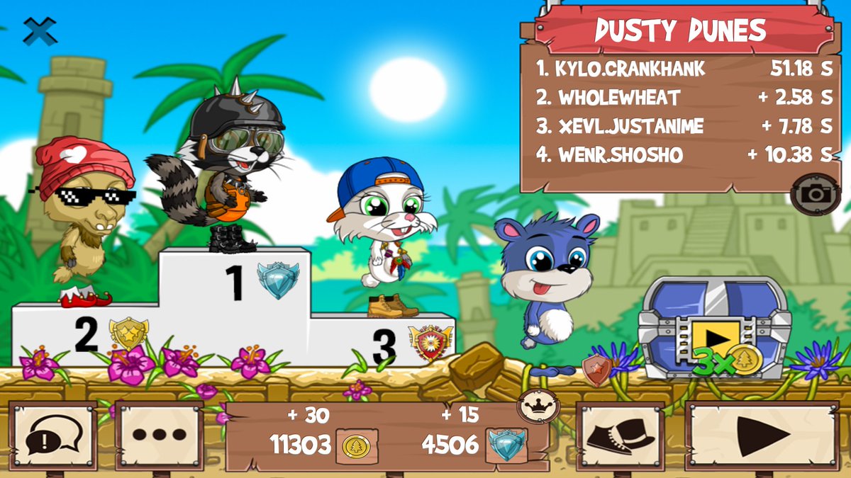 psr4ever's tweet photo. Get on my level, son! #funrun2 #WholeWheat #justanime #Shosho https://t.co/xarXFhfV4Q