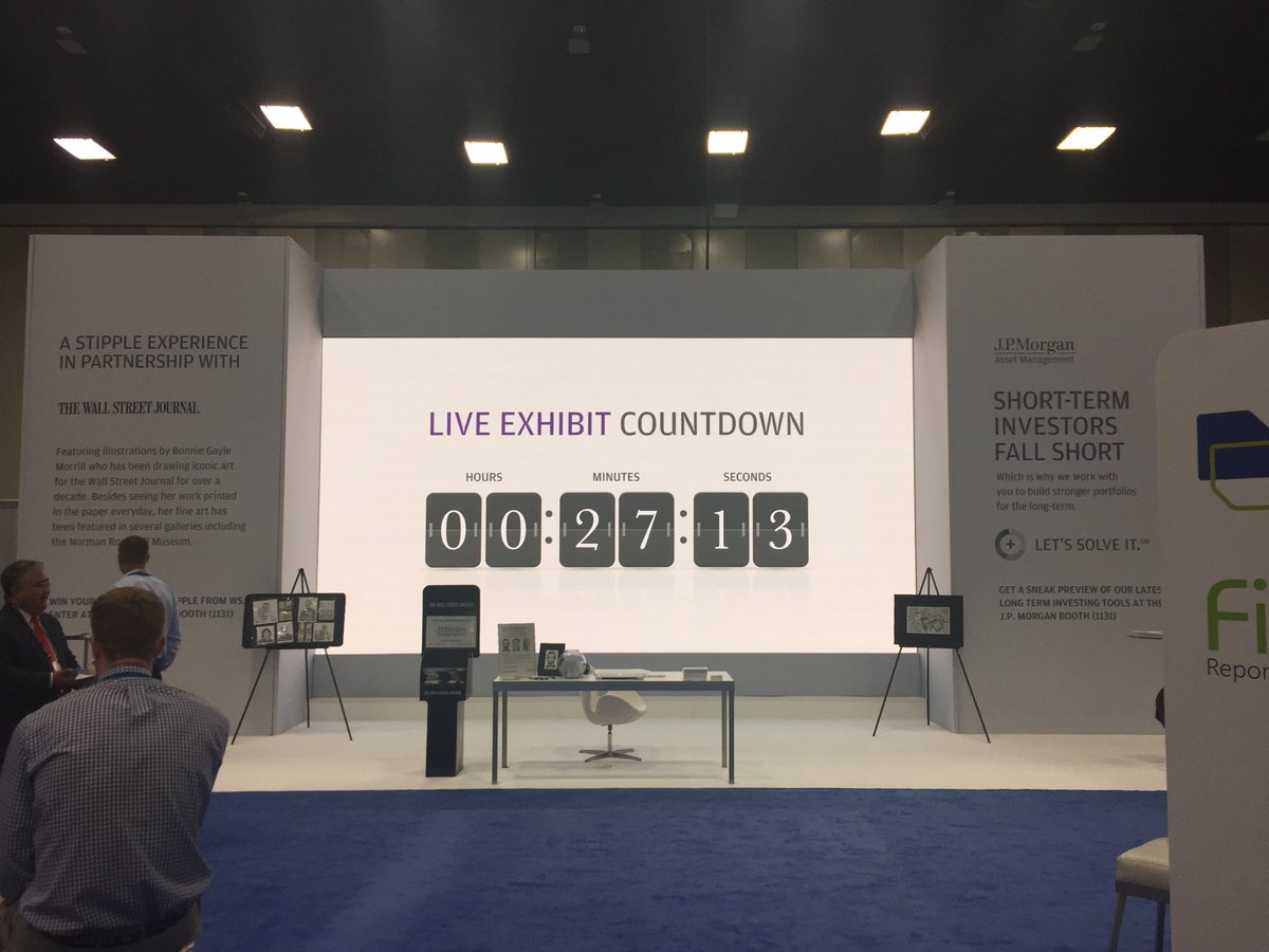 JPMorganAM's tweet photo. Starting soon! Come see our live @WSJ exhibit at 10:30PST. #buildingstrongerportfolios #letsolveit #schwabIMPACT https://t.co/mUEDTRx9xp