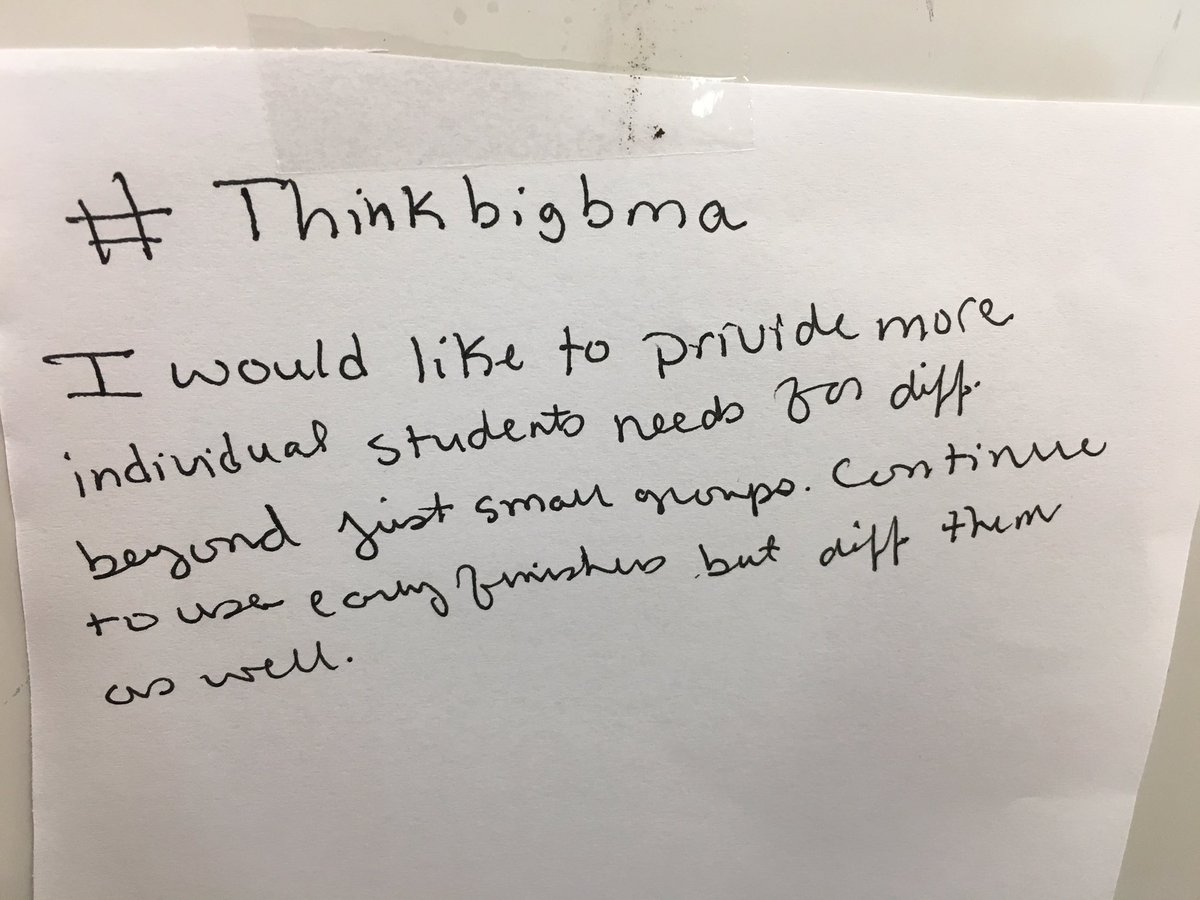 MrD_DoesMath's tweet photo. For our 4th grade non twitter users... #ThinkBigBMA @BeaumontMagnet https://t.co/RpAP8NOc2L