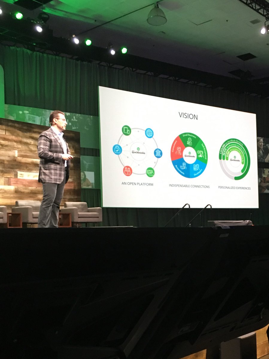 QBOchat's tweet image. The @QuickBooks vision is right there on stage for you. Where do you fit in? #qbconnect