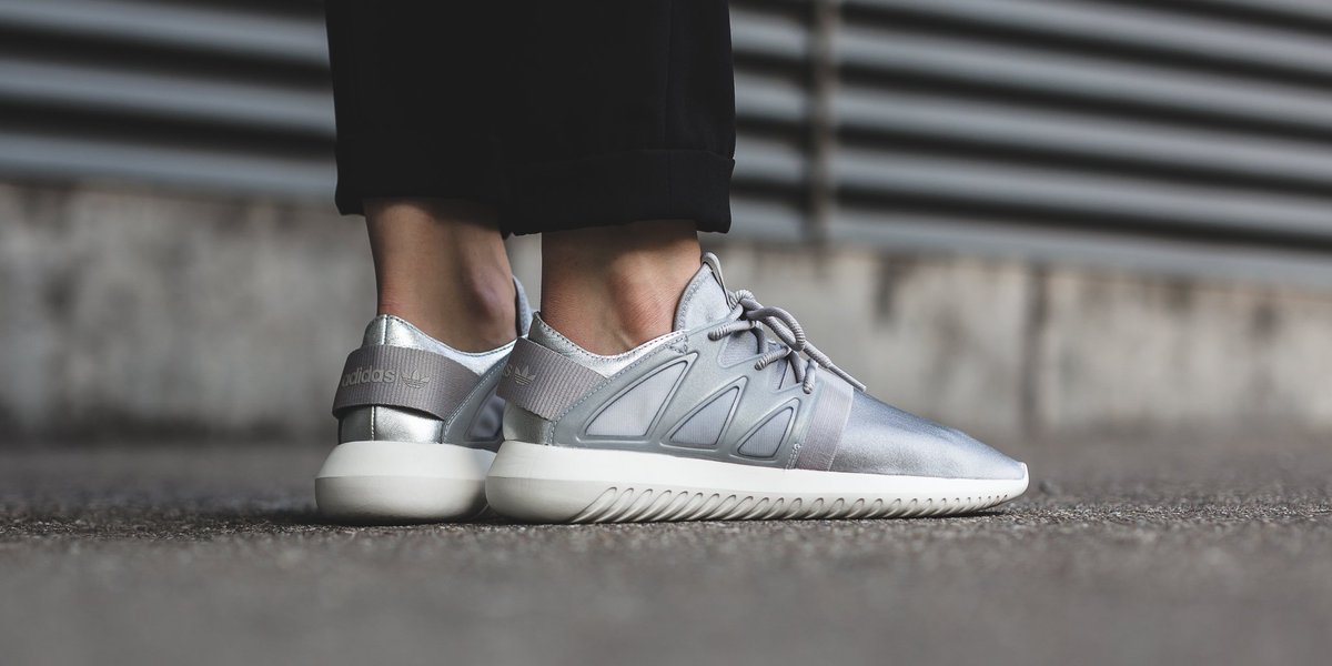 adidas tubular viral silver