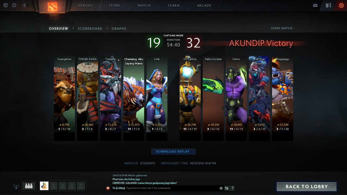 [LIVE REPORT] Game 2 Lower Bracket Final antara S1 Akuntansi vs S1 T. Kimia 1 dimenangkan oleh S1 Akuntansi. #UG16